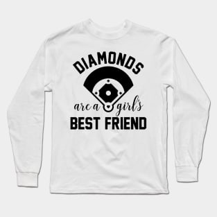 Diamonds Girl Best Friend Long Sleeve T-Shirt